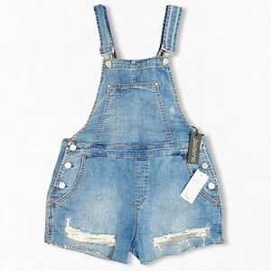 🌷Blank NYC overall shorts